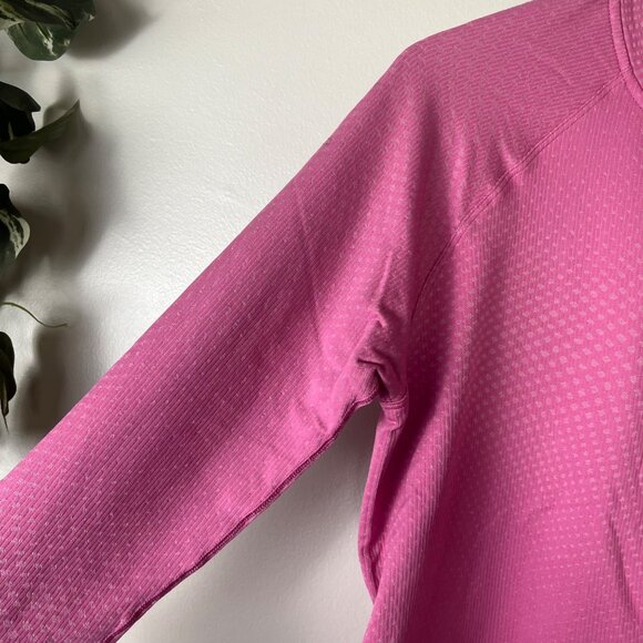 Lululemon Athletic Rest Less Cropped 1/2 Zip Pullover Pink Women’s Size 10 - Picture 5 of 9